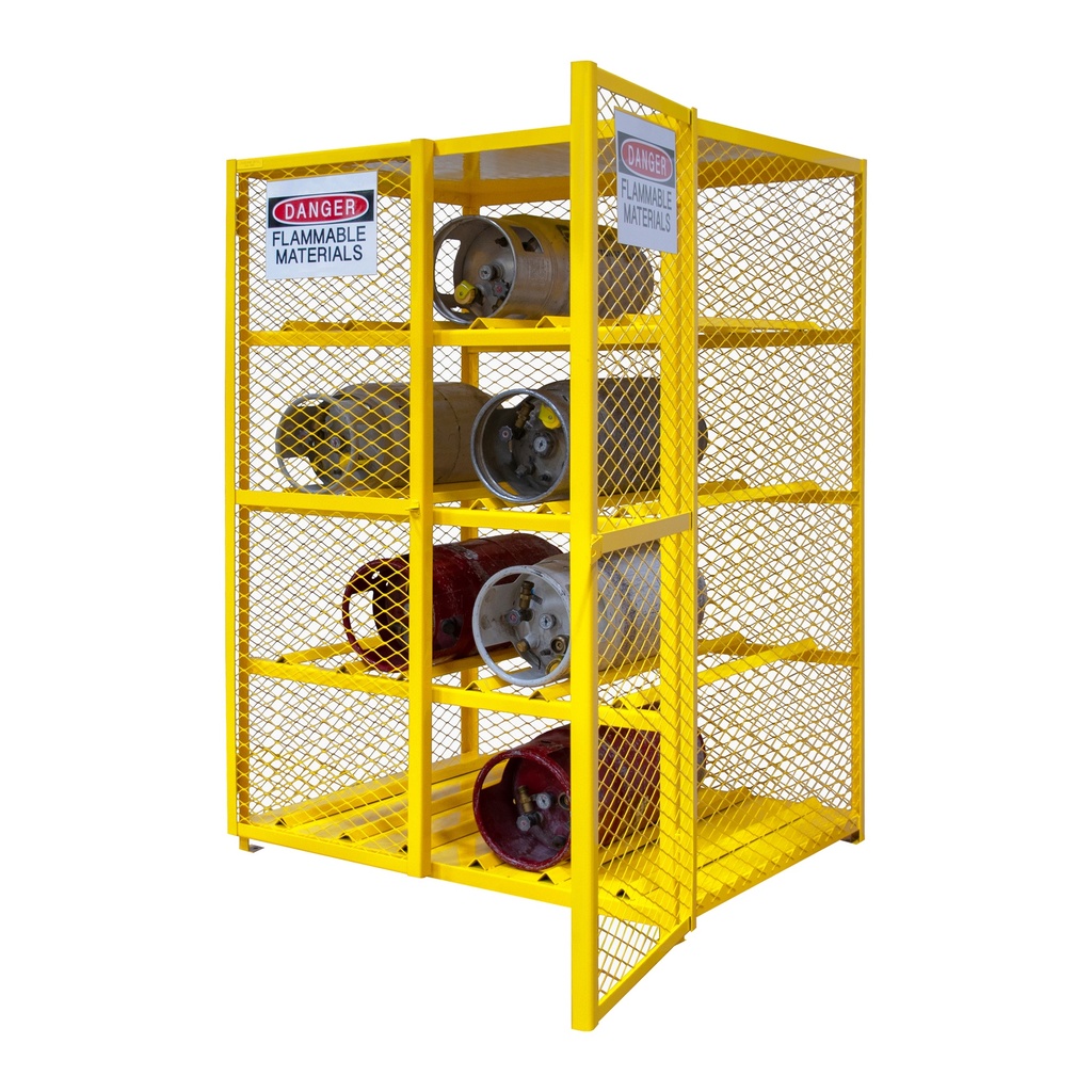 Combo Gas Cylinder Manual Close Cabinet