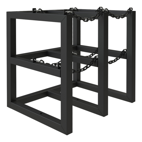Gas Cylinder Rack for 4 Vertical Cylinders