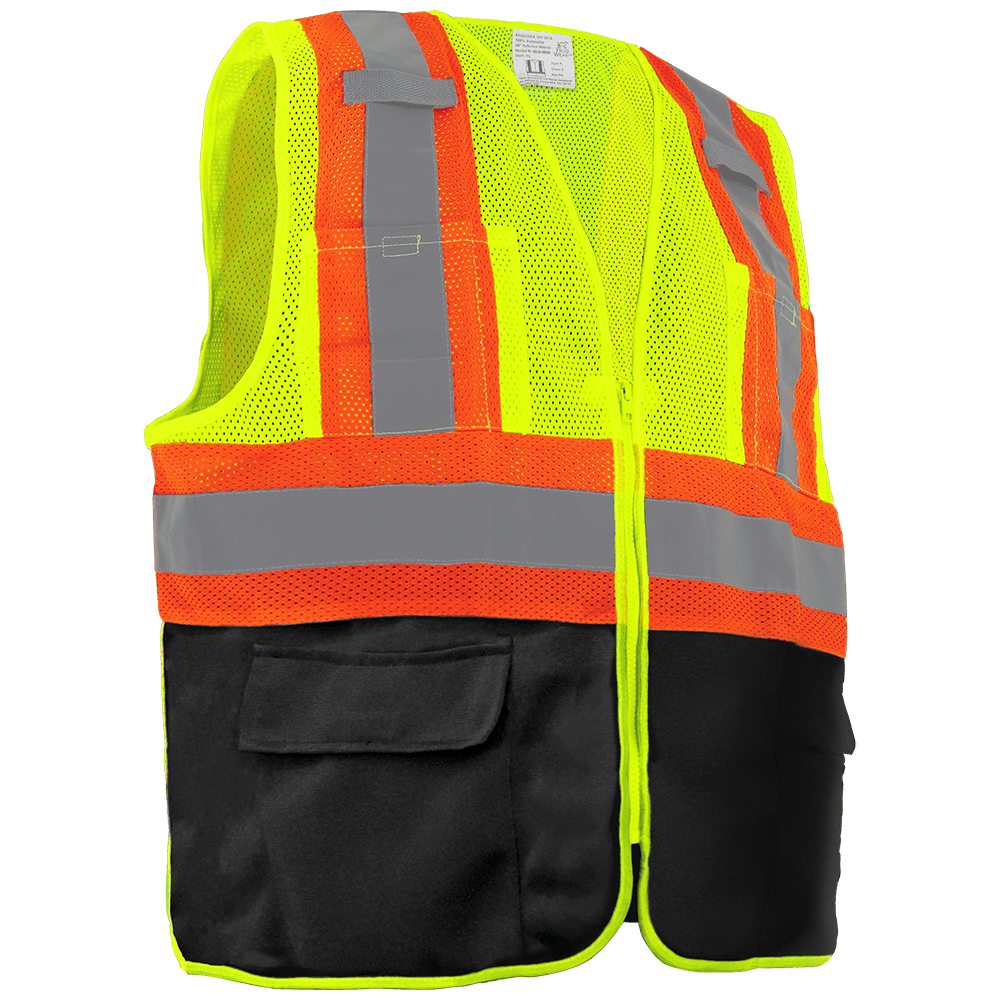 [SA-GLO-0036] FrogWear® HV - High-Visibility Mesh Polyester Surveyors Safety Vest