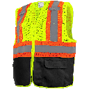 [SA-GLO-0036] FrogWear® HV - High-Visibility Mesh Polyester Surveyors Safety Vest