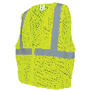 [SA-SV2210Z] High-Visibility Lightweight Mesh Polyester Safety Vest