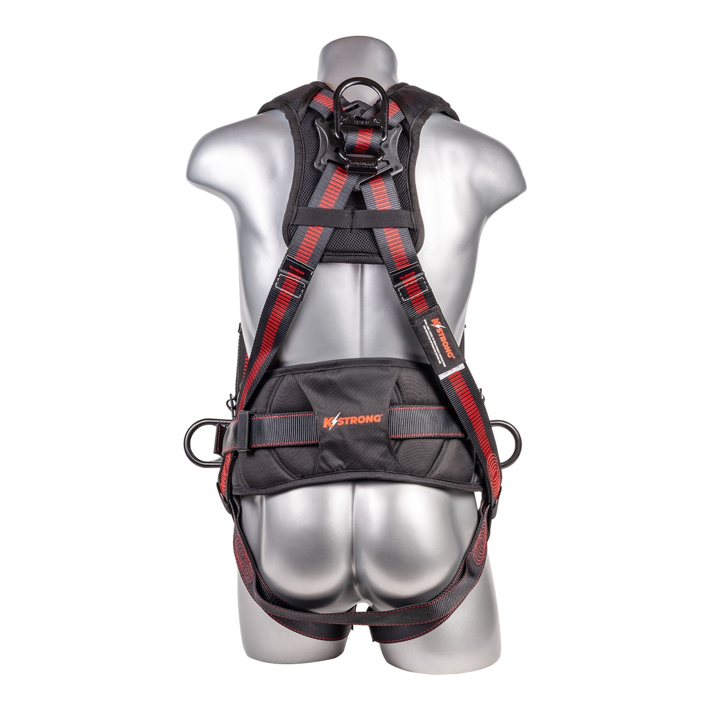 [FP-UFH10341G] 5-Point FBH, Padded Waist w/Tool Belt, Back/Shoulder Pad, 1 Enhanced Dorsal D-ring, Front D-ring and 2 Side D-rings, Trauma Relief Straps, QC Chest and TB Legs