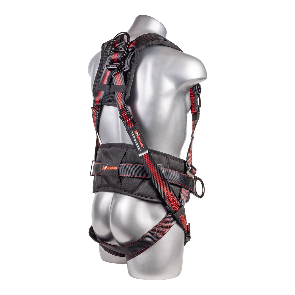 [FP-UFH10341G] 5-Point FBH, Padded Waist w/Tool Belt, Back/Shoulder Pad, 1 Enhanced Dorsal D-ring, Front D-ring and 2 Side D-rings, Trauma Relief Straps, QC Chest and TB Legs