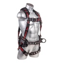 [FP-UFH10341G] 5-Point FBH, Padded Waist w/Tool Belt, Back/Shoulder Pad, 1 Enhanced Dorsal D-ring, Front D-ring and 2 Side D-rings, Trauma Relief Straps, QC Chest and TB Legs