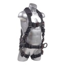 [FP-UFH10731P] 5-Point FBH - Dielectric Arc Flash Rated, Removable Back/Shoulder Pad and Waist Belt, 3 D-rings, PT Legs
