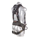 [FP-UFH10732P] 5-Point FBH - Dielectric Arc Flash Rated, Removable Back/Shoulder Pad and Waist Belt, Dorsal D-ring, Front D-ring and 2 Side D-rings, PT Legs