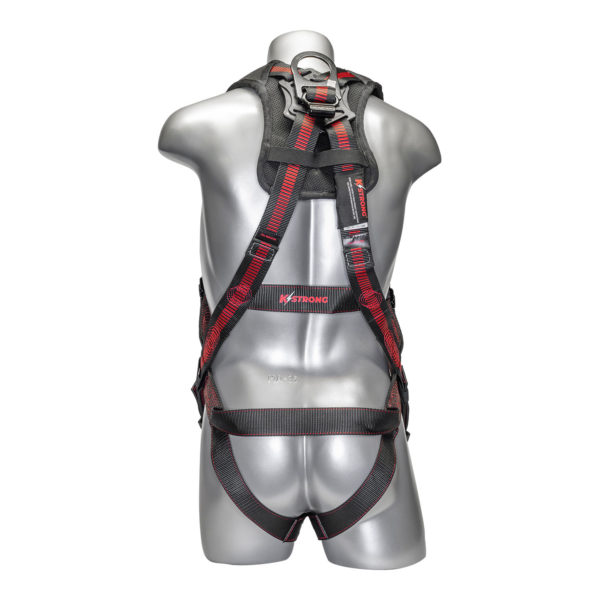 [FP-UFH15201GQ] 5-Point FBH, Back/Shoulder Pad, Enhanced Dorsal D-ring, QC Chest, All Black Fittings, TB Legs