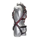 [FP-UFH15201GQ] 5-Point FBH, Back/Shoulder Pad, Enhanced Dorsal D-ring, QC Chest, All Black Fittings, TB Legs