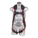 [FP-UFH15201Q] 5-Point FBH, Back/Shoulder Pad, Enhanced Dorsal D-ring, QC Chest, All Black Fittings, QC Legs