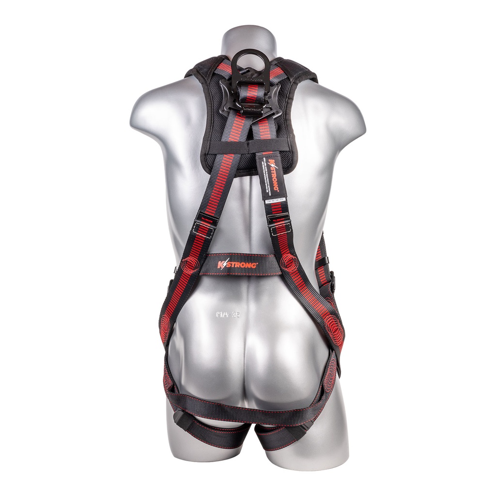 [FP-UFH15201Q] 5-Point FBH, Back/Shoulder Pad, Enhanced Dorsal D-ring, QC Chest, All Black Fittings, QC Legs