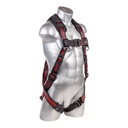 [FP-UFH15201Q] 5-Point FBH, Back/Shoulder Pad, Enhanced Dorsal D-ring, QC Chest, All Black Fittings, QC Legs