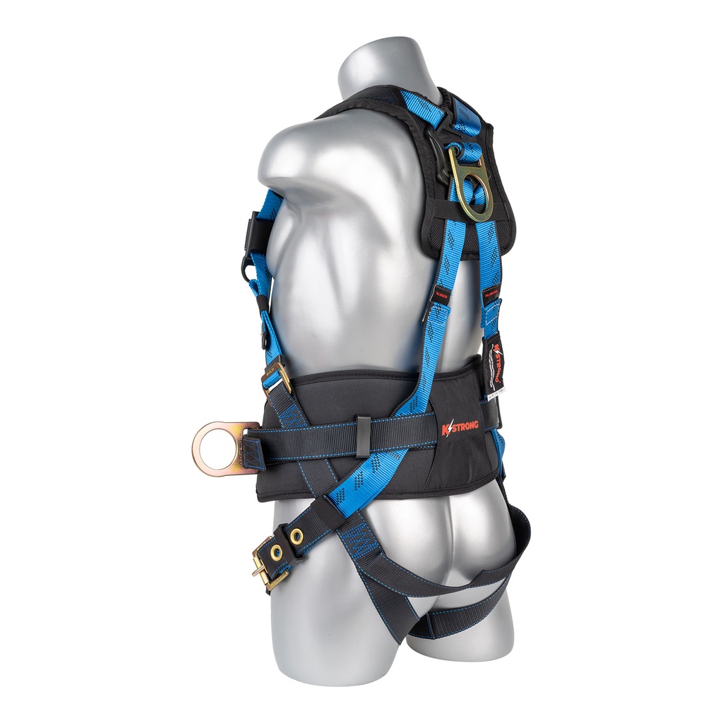 [FP-UFH16231GP] 5-Point FBH, Back/Shoulder Pad and Waist Belt, 3 D-rings, TB Legs