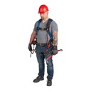 [FP-UFH16231GP] 5-Point FBH, Back/Shoulder Pad and Waist Belt, 3 D-rings, TB Legs