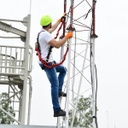 [FP-UFL206131] 4.5 - 6 ft. Elasticated SAL Twin leg 100% tie-off with (1) snap hook and (2) rebar hooks