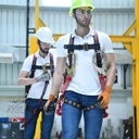 [FP-UFL206131] 4.5 - 6 ft. Elasticated SAL Twin leg 100% tie-off with (1) snap hook and (2) rebar hooks