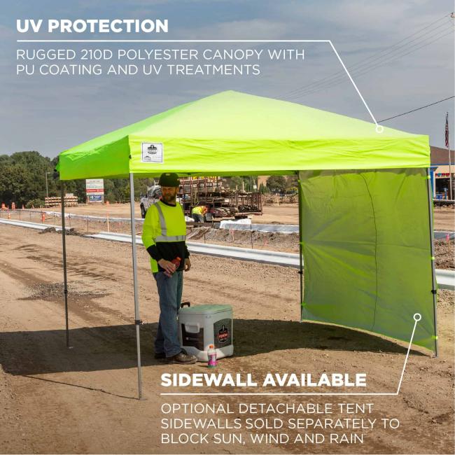 SHAX® 6010 Lightweight Pop-Up Tent - 10ft x 10ft