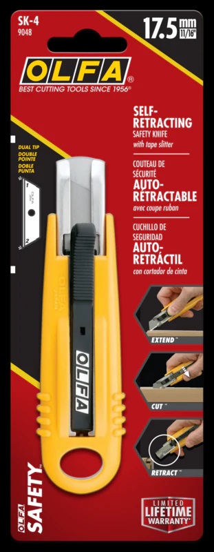 OLFA SK-4 Semi-Auto Self-Retracting Safety Knife