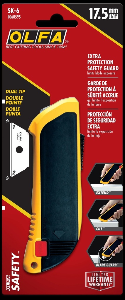 OLFA SK-6 Fully-Automatic Safety Knife with Blade Guard