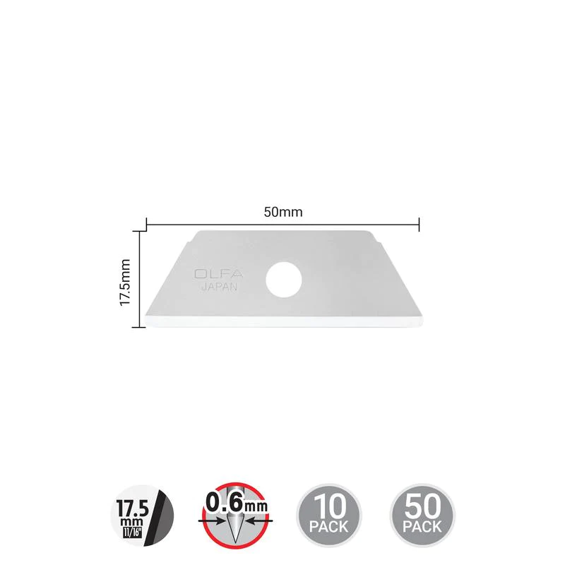 OLFA HOB-2/5 Dual-Edge Hook Safety Blade, 5pk (copy)