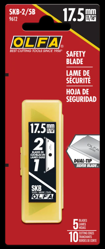 [IP-SKB-2] OLFA Dual-Edge Safety Blade - 5, 10, or 50 Packs