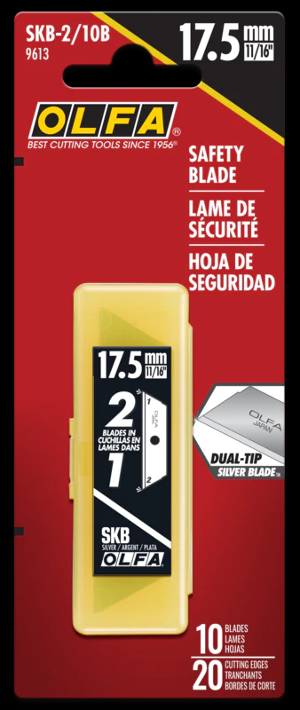 [IP-SKB-2] OLFA Dual-Edge Safety Blade - 5, 10, or 50 Packs