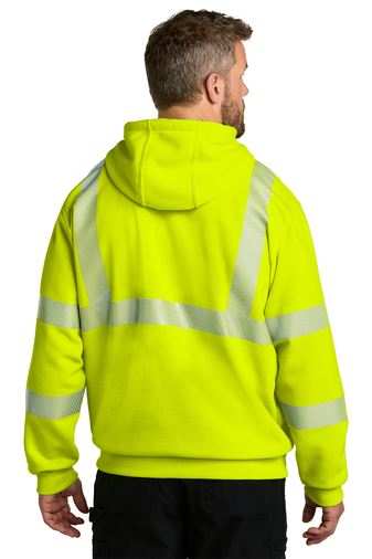 [UF-104987] Carhartt® High-Visibility Loose Fit Midweight Hooded Class 3 Sweatshirt