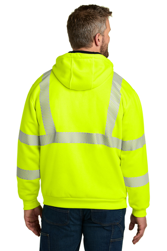 [UF-104988] Carhartt High-Visibility Loose Fit Midweight Thermal-Lined Full-Zip Class 3 Sweatshirt