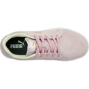 PUMA® Safety Iconic Suede Pink Womens LOW Composite Toe Impact Resistant Toe Cap, Static Dissipating safety, Slip Resistant, Safety Shoes