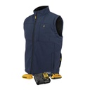 [SA-DCHV089] DEWALT Men's Navy Heated Vest with Sherpa Lining