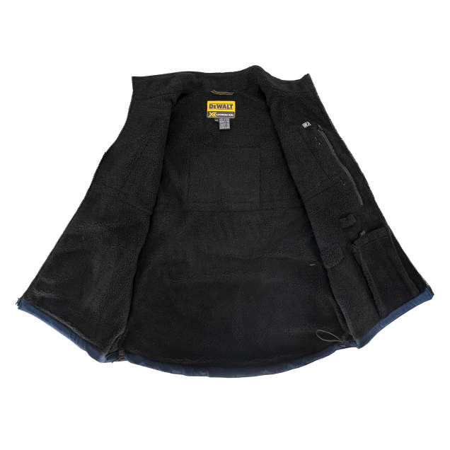 [SA-DCHV089] DEWALT Men's Navy Heated Vest with Sherpa Lining