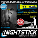 Nightstick Intrinsically Safe Dual-Light Flashlight w/Dual Magnets