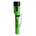 Nightstick LED Flashlight, Dual Mode w/laser, Green, AA Batteries