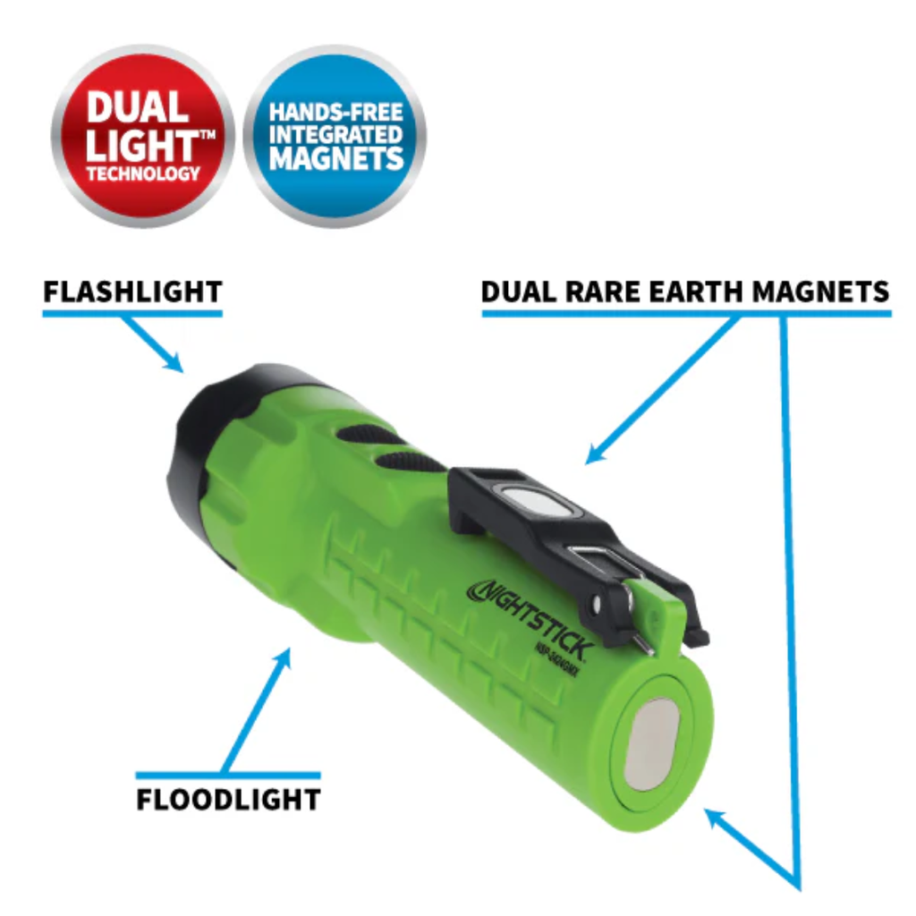 Nightstick Dual-Light Flashlight