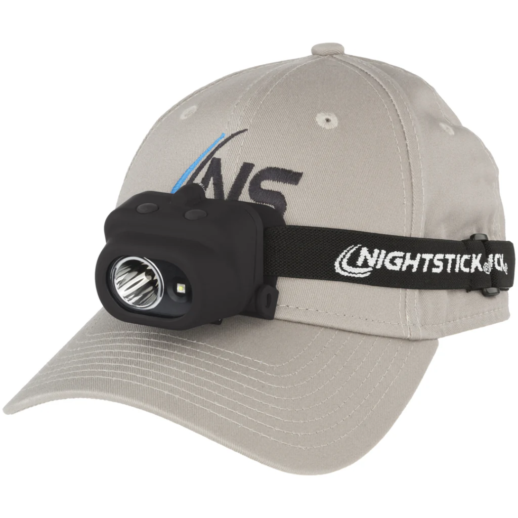 Nightstick LED Headlamp, White Spotlight & Flood Light, AAA Batteries included