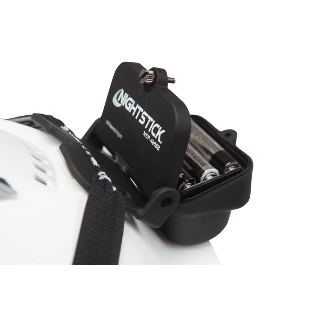 Nightstick LED Headlamp, White Spotlight & Flood Light, AAA Batteries included
