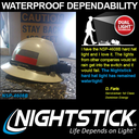 Nightstick LED Headlamp, White Spotlight & Flood Light, AAA Batteries included