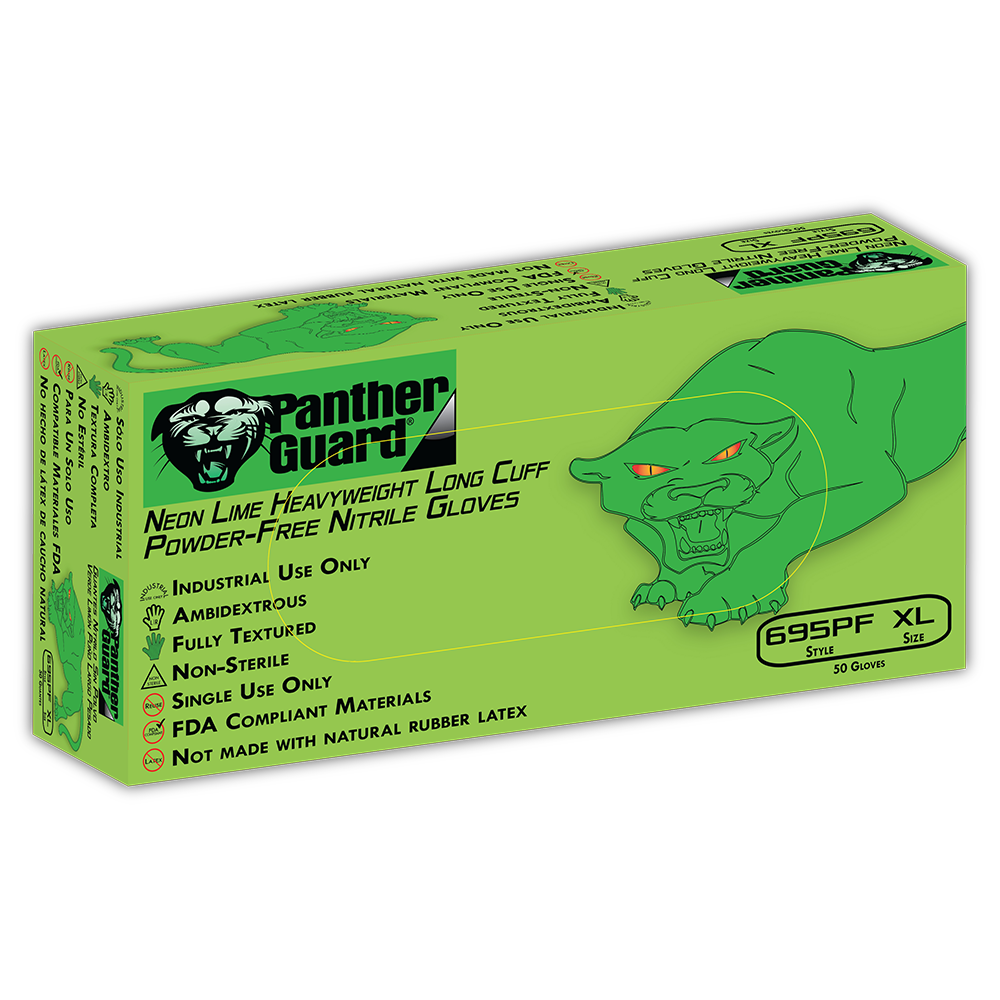 6 Mil Disposable Nitrile Gloves - Powder Free