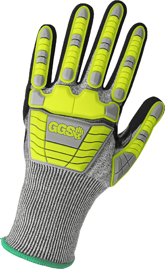 [A-CIA186MF] Vise Gripster® C.I.A. Cut and Impact Resistant Nitrile-Coated Tuffalene® Gloves