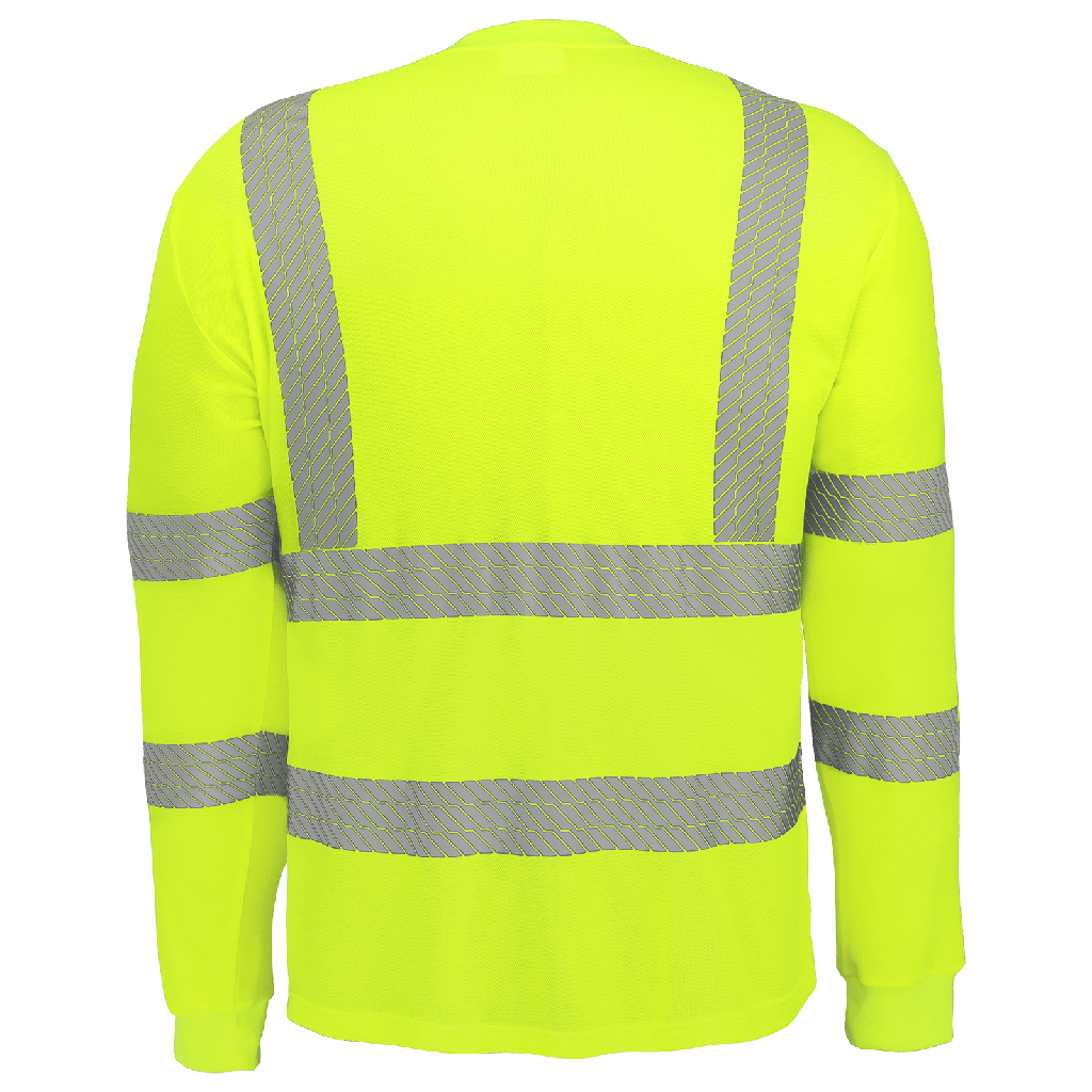 [SA-GLO-217LS] FrogWear® HV Premium High-Performance Self-Wicking Bamboo/Polyester Long-Sleeved Shirt