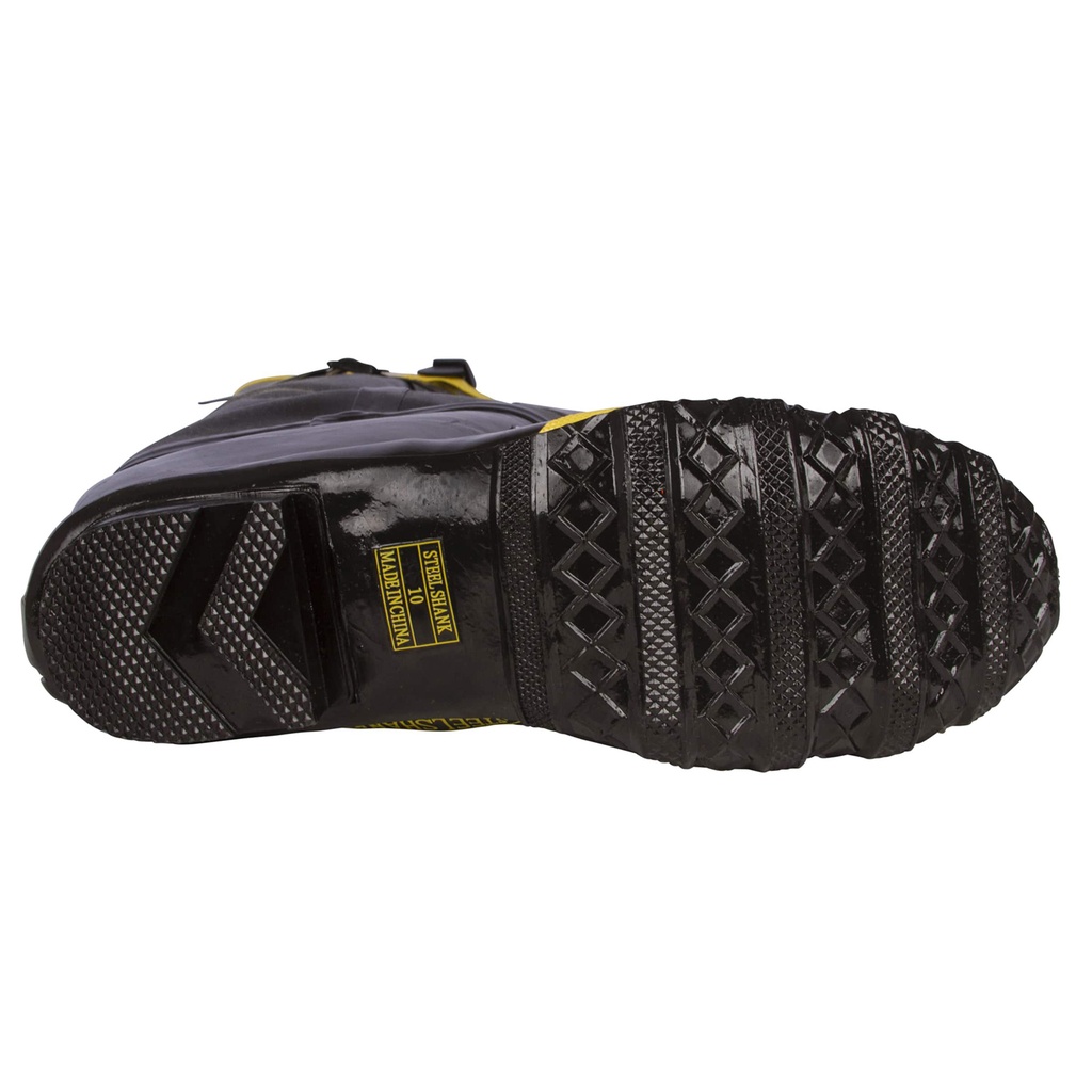 Rubber Steel-Toe Hip Boots