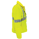 [SA-GLO-1400] FrogWear® HV High-Visibility Self-Extinguishing Yellow/Green Rain Jacket