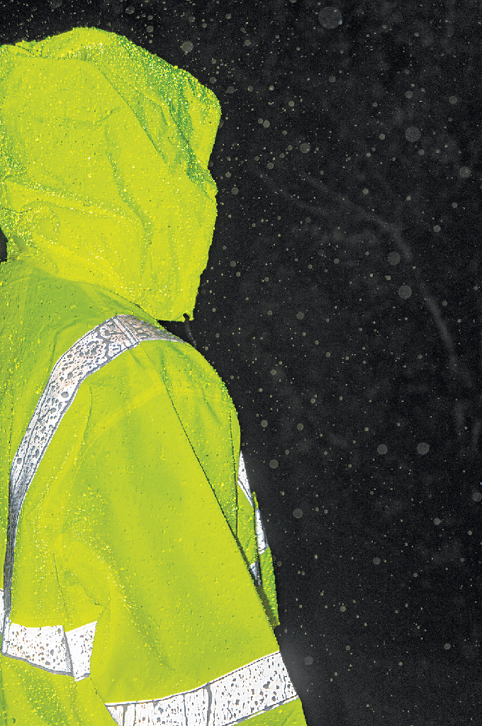 [SA-GLO-1400] FrogWear® HV High-Visibility Self-Extinguishing Yellow/Green Rain Jacket