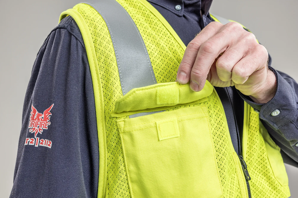 [SP-VNT99509] DRIFIRE® FR Anti-Stat Hi-Vis Mesh Class 2 Vest