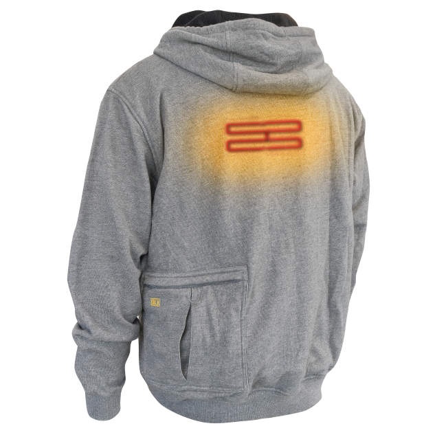 [SA-DCHJ080] DEWALT Men's Heated French Terry Cotton Hoodie