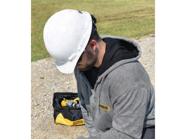 [SA-DCHJ080] DEWALT Men's Heated French Terry Cotton Hoodie