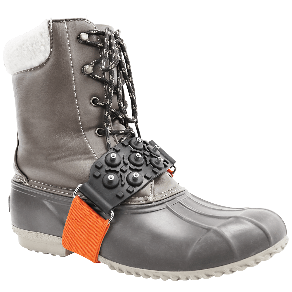 Ice Gripster™ Treads Anti-Slip Mid-Sole Traction Cleats with Tungsten Carbide Studs