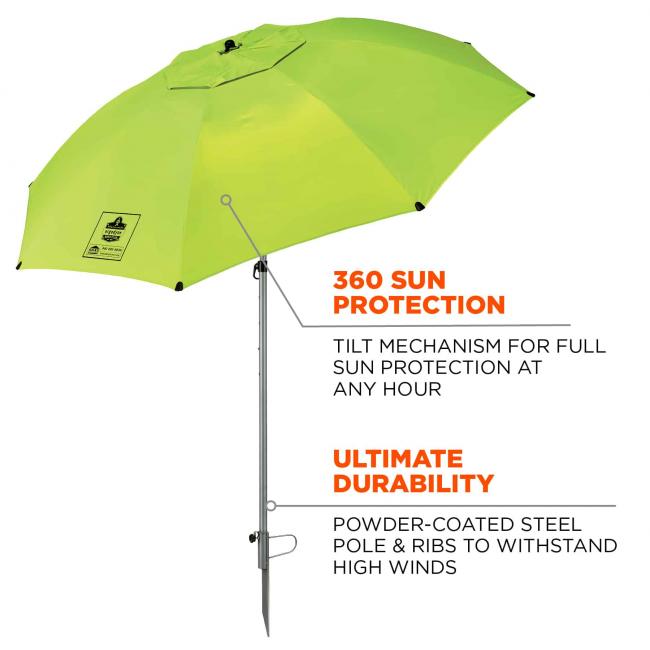 SHAX® 6100 Lightweight Industrial Umbrella