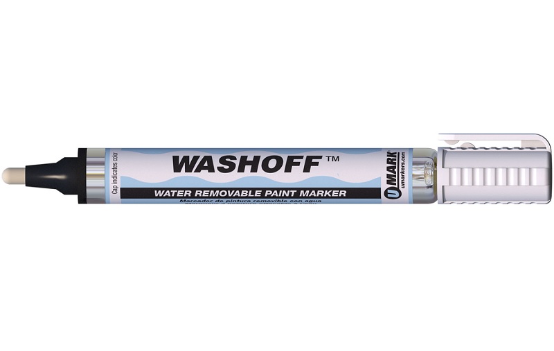Washoff Paint Marker, White