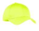 Six-Panel Twill Cap - Neon Yellow