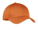 Six-Panel Twill Cap - Texas Orange